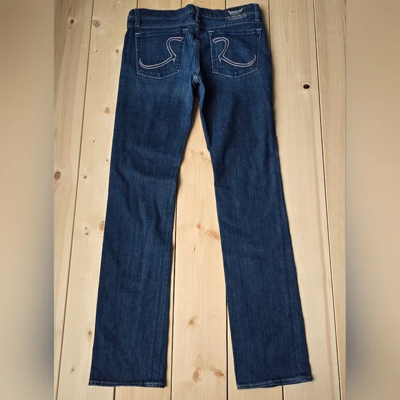 Rock & Republic Stella Straight Leg Blue Denim Jeans Size 30 - Picture 11 of 13